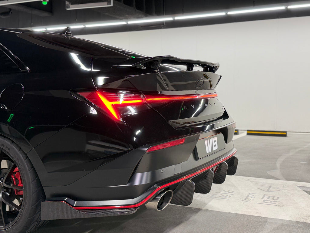 Hyundai Elantra N PE Carbon Fiber REAR DIFFUSER