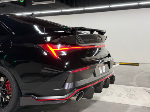 Hyundai Elantra N PE Carbon Fiber REAR DIFFUSER