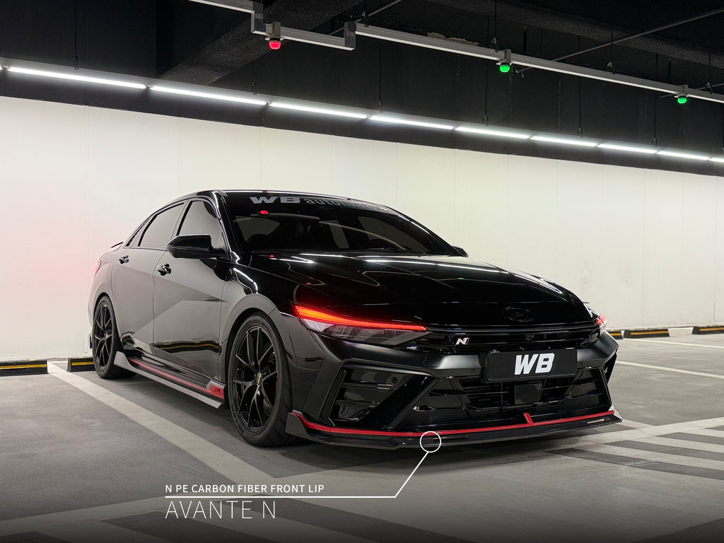Hyundai Elantra N PE Carbon Fiber Front Lip